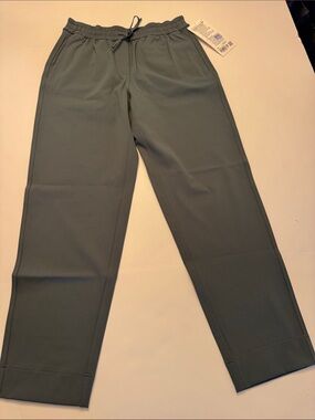 Lululemon Green Tapered-Leg Mid-Rise 7/8  Drawstring Pants Luxtreme XS NWT